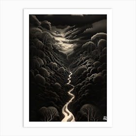 MoonRiver Art Print