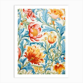 Floral Pattern 91 Art Print