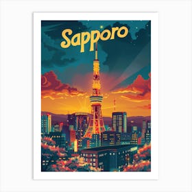 Sapporo Japan Art Print