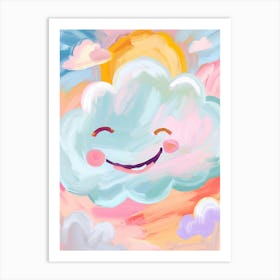 Lachende Wolke 1 Art Print