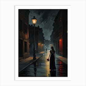 Night In The City 2 Art Print