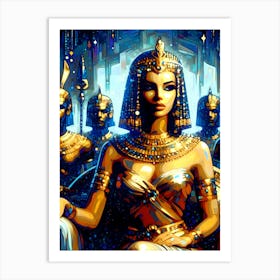 Cleopatra Portrait Artwork 142 Art Print