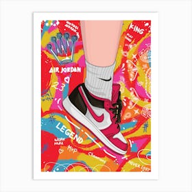 Hypebeast Sneakers Art Print