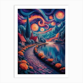 Starry Night 16 Art Print