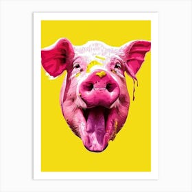 Pig Face Art Print