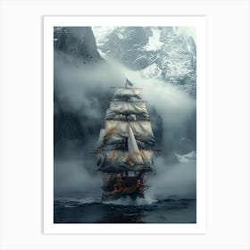 Viking Ship Art Print