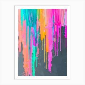 Dripping Paint 4 Art Print