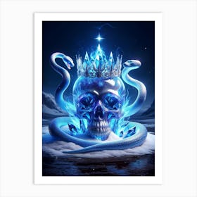 Luxury Skull Enigma 5 Art Print