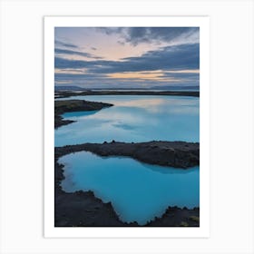 Beautiful Blue Lagoon Art Print