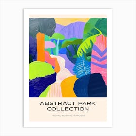 Abstract Park Collection Poster Royal Botanic Gardens Sydney 4 Art Print