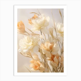 Boho Dried Flowers Freesia 2 Art Print