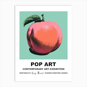 Poster Big Peach Pop Art 4 Art Print