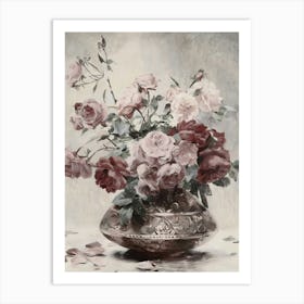 Roses In A Vase 1 Art Print