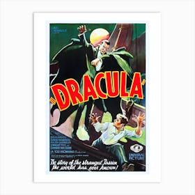 Dracula Movie Poster Art Print