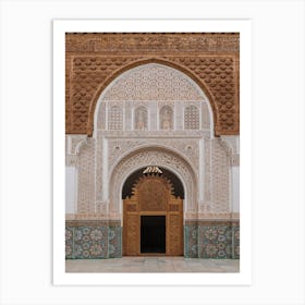 Doorway Of A Mosque Art Print