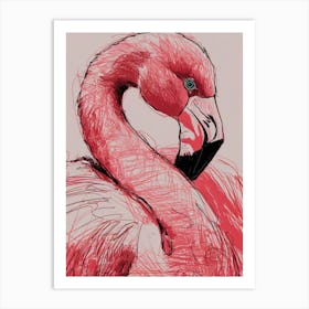 Flamingo Art Print