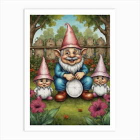 Gnomes Art Print