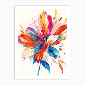 Colorful Flower Art Print