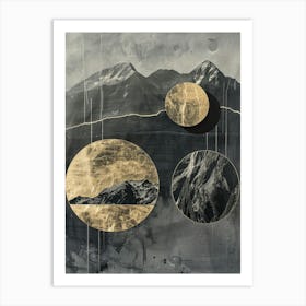 'The Mountains' Art Print