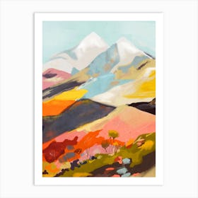 Summer In The Mountains Art Print