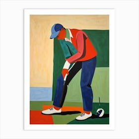 Golfer Art Print