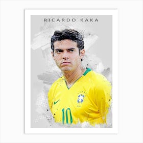 Ricardo Kaka Street Art Art Print