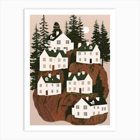 House On A Hill 7 Art Print