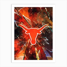 Texas Longhorns 2 Art Print