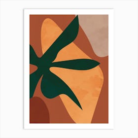 Abstract Bohemian Plant Art Print