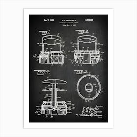 Biscuit And Doughnut Cutter Kitchen Art Kitchen Patent Kitchen Wall Art Vintage Kitchen Poster Baking Bakery Patent Print Hk5401 Art Print