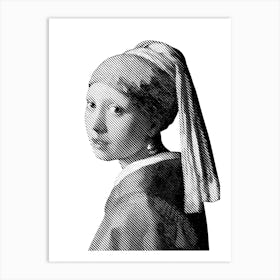 Girl With A Pearl Earring 1 Art Print