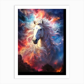 Horse In The Sky 4 Art Print