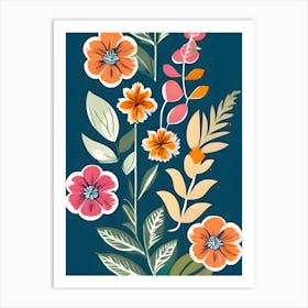 Floral Pattern 2 Art Print