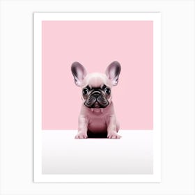 Cute French bulldog Art Print