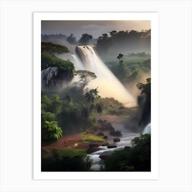 Murchison Falls, Uganda Realistic Photograph (3) Art Print