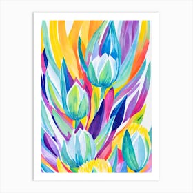 Artichoke Marker vegetable Art Print