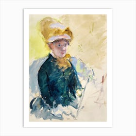 Mary Cassatt Self Portrait (1880), Mary Cassatt Art Print