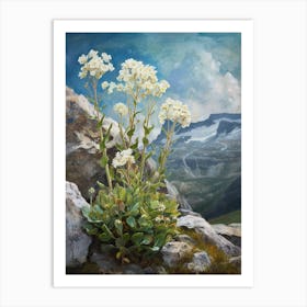 Mountain Spleenwort Painting 1 Art Print