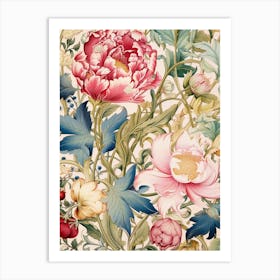 Wallpaper Floral Pattern 3 Art Print