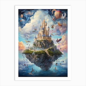 Disney Castle 1 Art Print