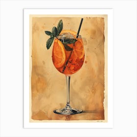 Aperol Spritz Art Print 136 Art Print