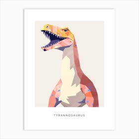 Nursery Dinosaur Art Tyrannosaurus 4 Poster Art Print