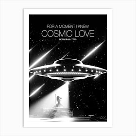 Taylor Swift For A Moment I Knew Cosmic Love Down Bad From Ttpd  Eras Tour Ufo Space Set Art Print