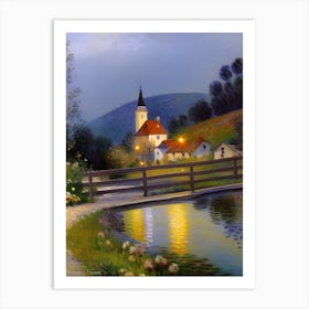 Slovene Village Art Print