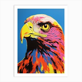 Andy Warhol Style Bird Harrier 1 Art Print