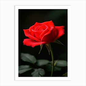 Red Rose 46 Art Print