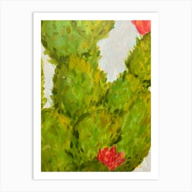 Prickly Pear oil on canvas 4 Art Print