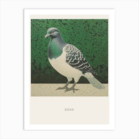 Ohara Koson Inspired Bird Painting Dove 3 Poster Art Print