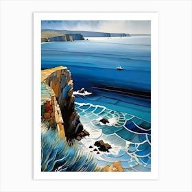 Cliffs Of Iona Art Print