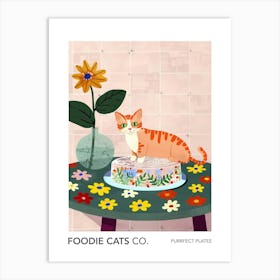 Foodie Cats Co Cat And Jell O 3 Art Print